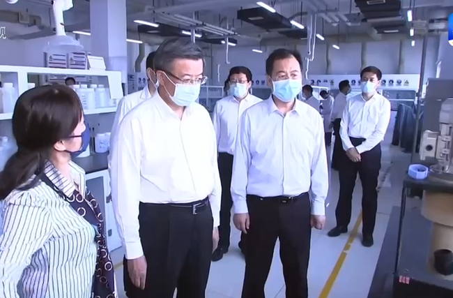 河北省委书记倪岳峰到南宫NG28 稀土调研